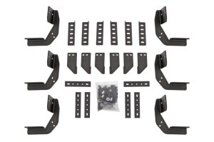 Dodge Ram Running Board Bracket Kit - Dee Zee - Rough Step - Black - `13-`23